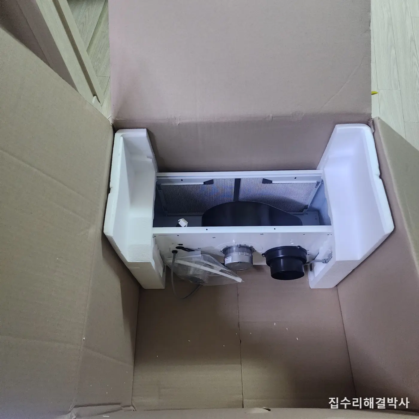 통후드를 바꿀 때 사이즈가 달라도 됩니다 — 대신 연통 상태를 같이 봐야 합니다 시공 사진 2