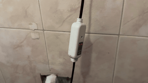 상가 외부화장실 수도가 얼었을 때 — 작업 후