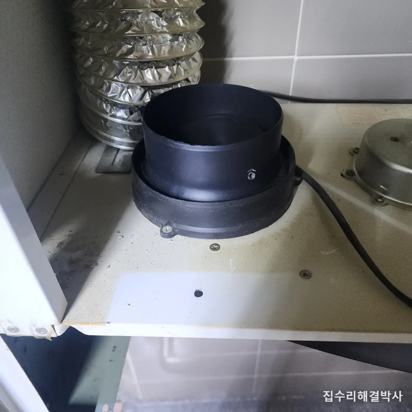 통후드를 바꿀 때 사이즈가 달라도 됩니다 — 대신 연통 상태를 같이 봐야 합니다 시공 사진 3